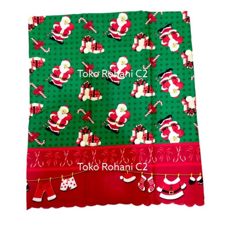 er-90 BYP-27 Taplak Meja Natal 150x180cm - Taplak Meja Natal - Taplak Natal - Taplak Meja Natal Segi