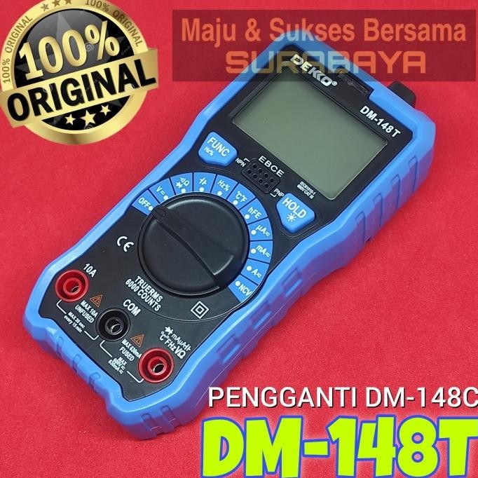 (PROMO) DIGITAL MULTIMETER MULTITESTER MULTI TESTER METER DEKKO DM-148T DM148T