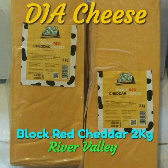 

Keju Block Red Cheddar 250 Gr River Valley - Repack Terlaris