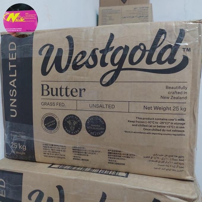 

Butter Westgold Unsalted 1Kg Timbangan Khusus Gojek Dan Grab Best Seller