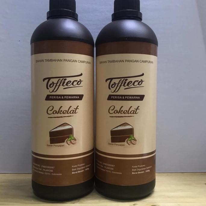 

Ready TOFFIECO COKELAT 1KG PERISA & PEWARNA MAKANAN KUE CAKE