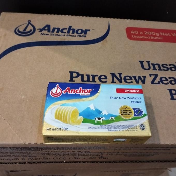 

Butter Anchor Unsalted 200 Gram Best Seller