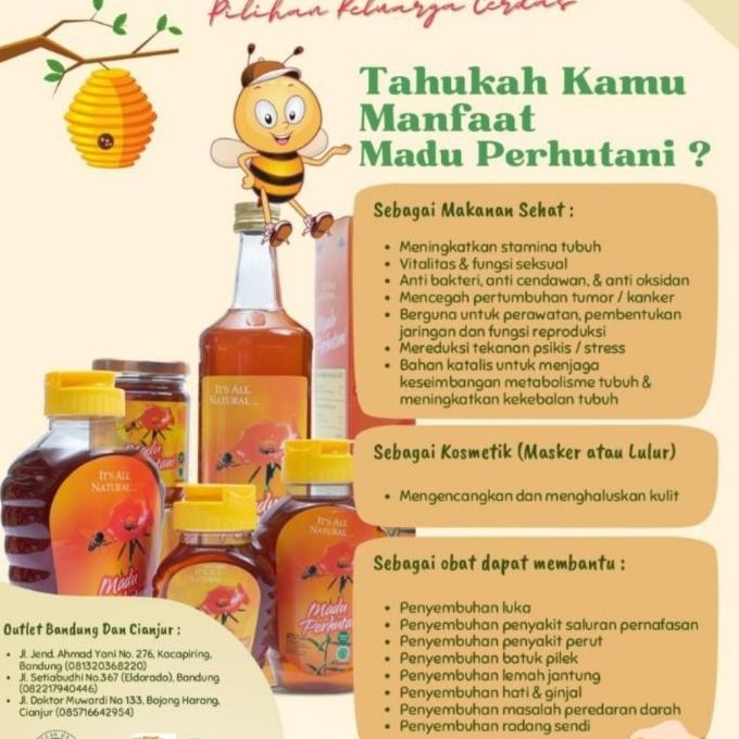 

Madu Bunga Liar Asli Perhutani 650Ml Promo