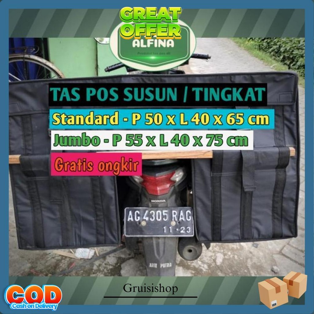 Gsm Srandul Tingkat / Obrok Tingkat/ Srandul Susun / Ronjot Susun/ Srandul Muat Banyak/ Tas Motor Su