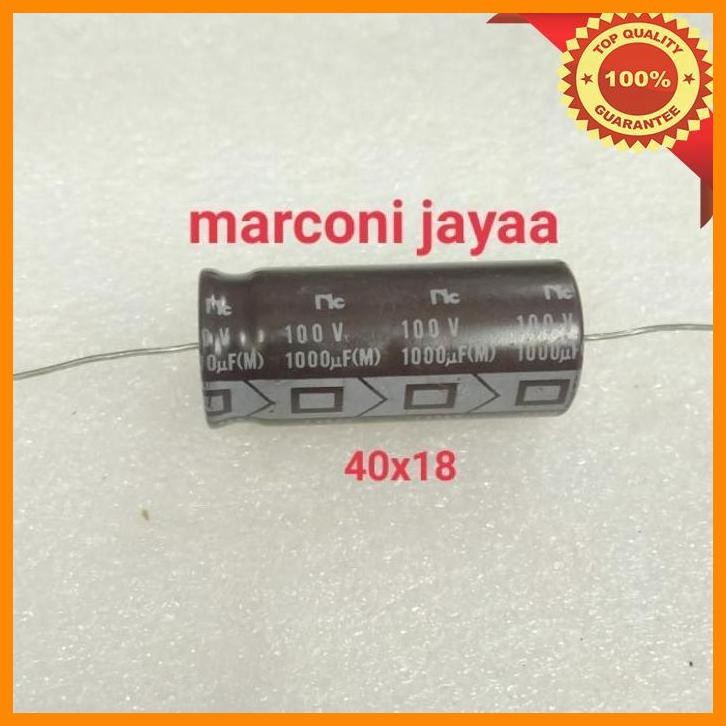 [MAR] KAPASITOR AXIAL 1000UF 100V COKLAT