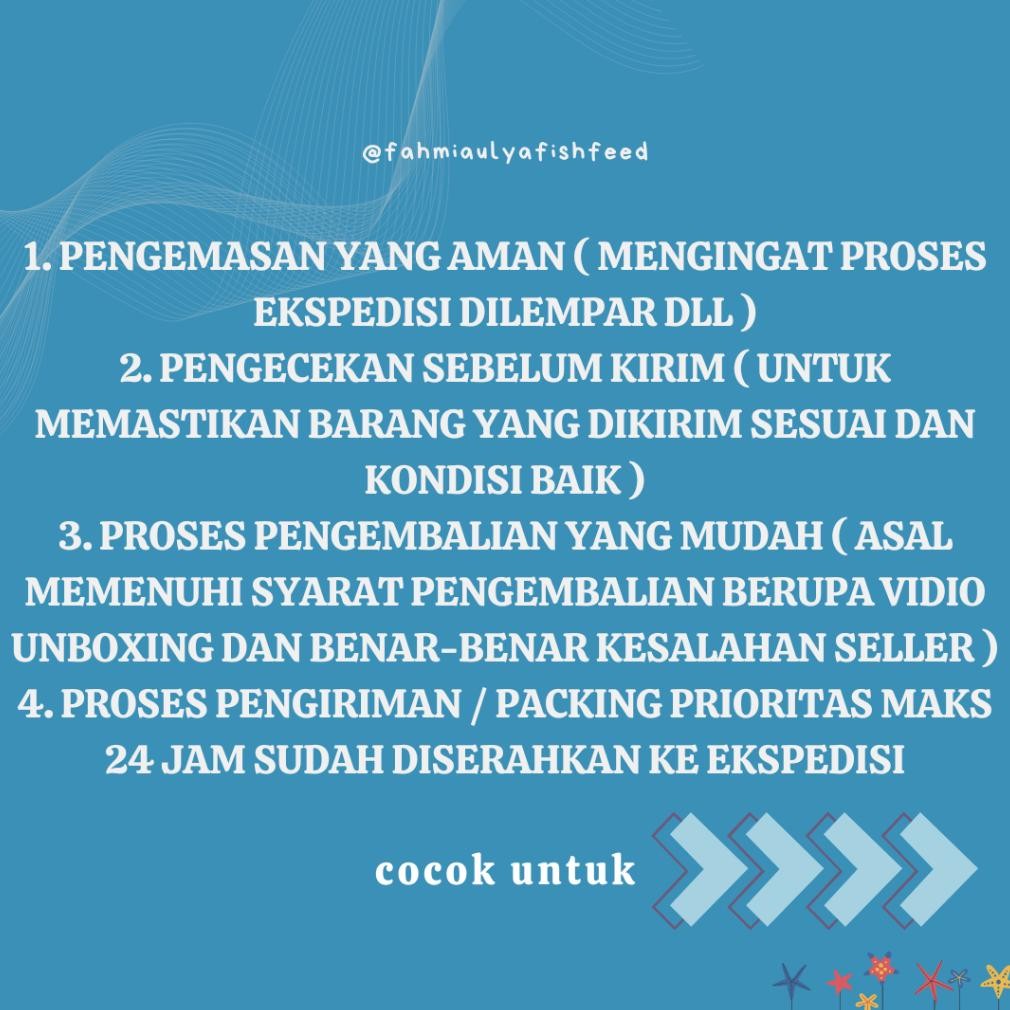 MEGAMI GR REPACK 1 KG | PELET IKAN KERAPU KAKAP KOI IKAN HIAS TINGGI PROTEIN