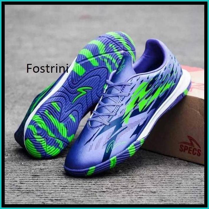 SEPATU FUTSAL SPECS ACCELERATOR ALPHA XTD ELITE FG LILAC BLUE OLAHRAGA SEPAK BOLA BEST QUALITY TERBA
