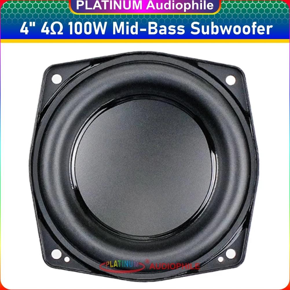JH8 Speaker 4 inch Mid-Bass Woofer Super Bass Subwoofer 4 ohm 40W-100W for JBL Boombox SW-405M