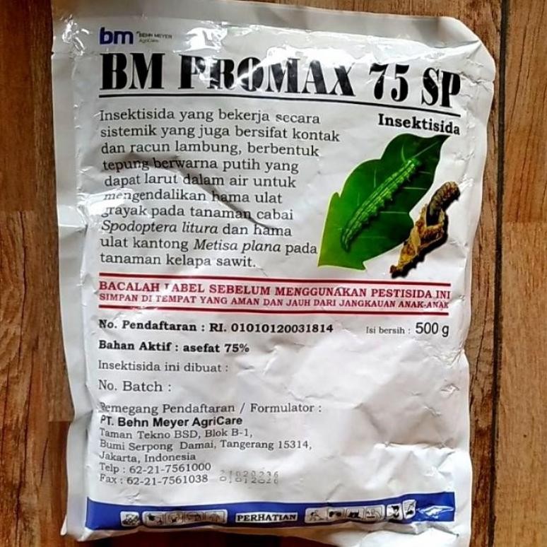 Insectisida Bm Promax 75 sp,kmsn 500gr . BM Promax adalah insektisida yang berfungsi untuk mengendal