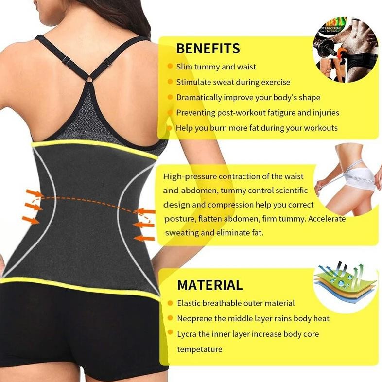 Korset Pelangsing Perut Buncit Ori Alat Pembakar Lemak Korset Slimming Waist Cincher Pengecil Perut 