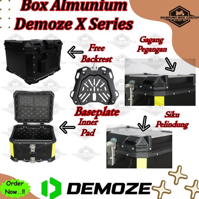 Box Motor Pannier Import DEMOZE Box Panier Box Pannier Box Almunium Top Box Box Touring X Series
