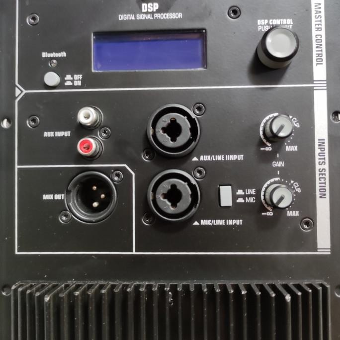 Kit Power Speaker Aktif Monitor Floor Model Huper DSP Digital 38x16 cm