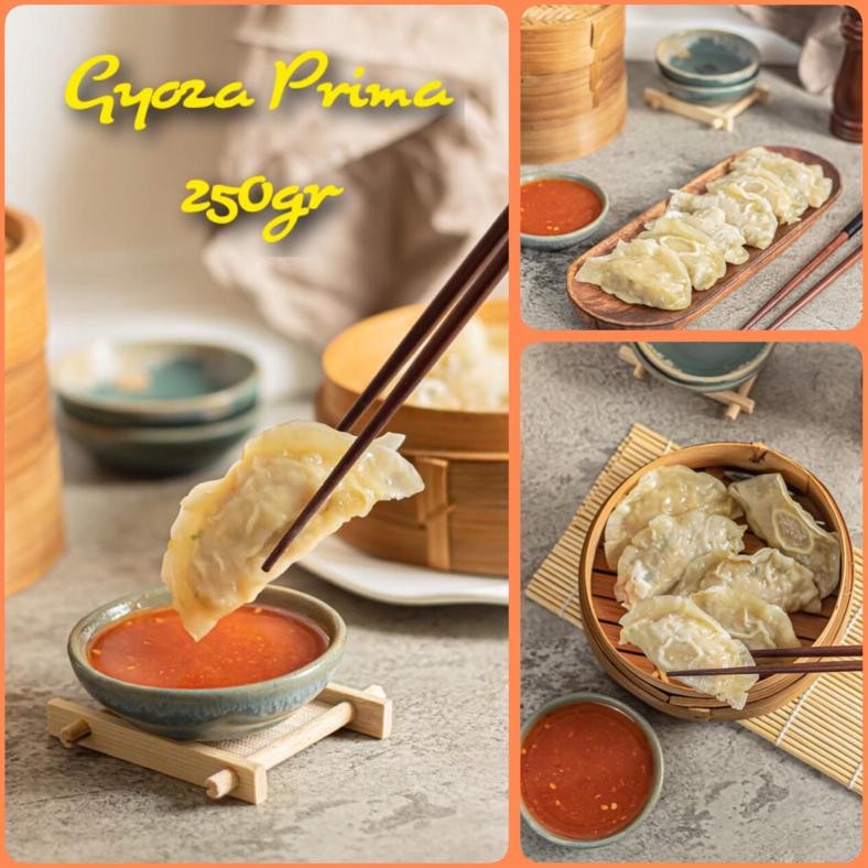 

Premium Gyoza Prima ( Psn ) Isi 10 Pcs 250 Gr + Saus - Halal Berkualitas