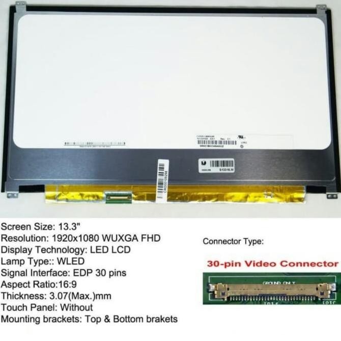 Lcd Screens Led Dell Inspiron 13 5370 Replacement New Stok