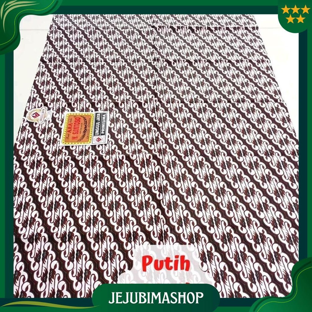 Part 1 Kain Batik H Santoso Aaa Unggul Jaya | Jarik Batik Sogan Gading Mas Hitam Tolet Cod