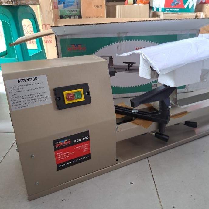 Wipro MCS-1000 Mesin bubut kayu 1000mm Wood lathe 1 meter MCS1000 murah