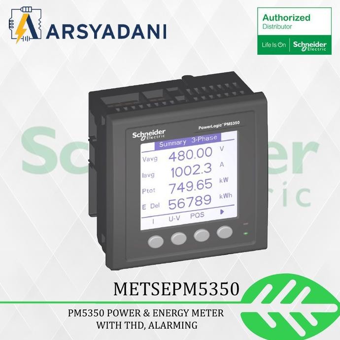 Diskon Metsepm5350 - Pm5350 Power Meter Withthd.Alarming Pm5350 - Schneider