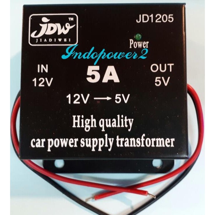 Diskon Converter Penurun Tegangan Dc 12 V To 5 V 5 A Step Down 12V Ke 5V 5A