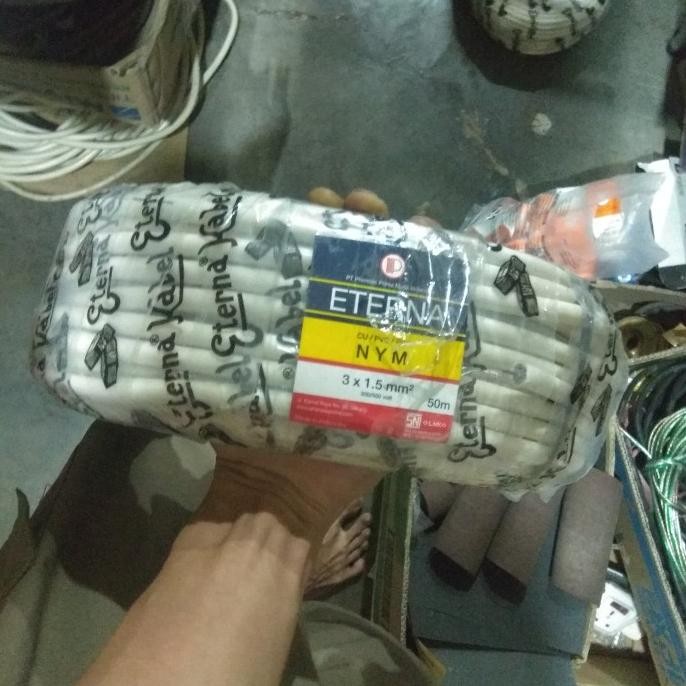 Diskon Kabel Listrik Eterna 3X1,5 3*1,5 3 X 1,5 3 * 1,5 Gulungan/Rol/Roll