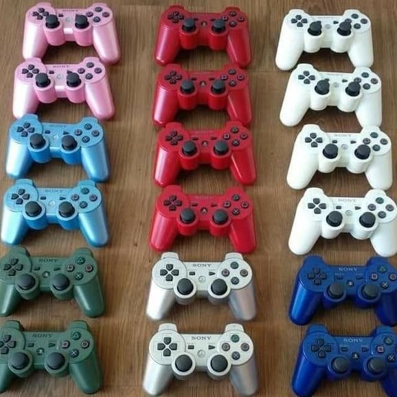 Gamepad Joystick Stik Stick Playstation PS 3 PS3 Cfw Fat super Slim Original Ori Mesin