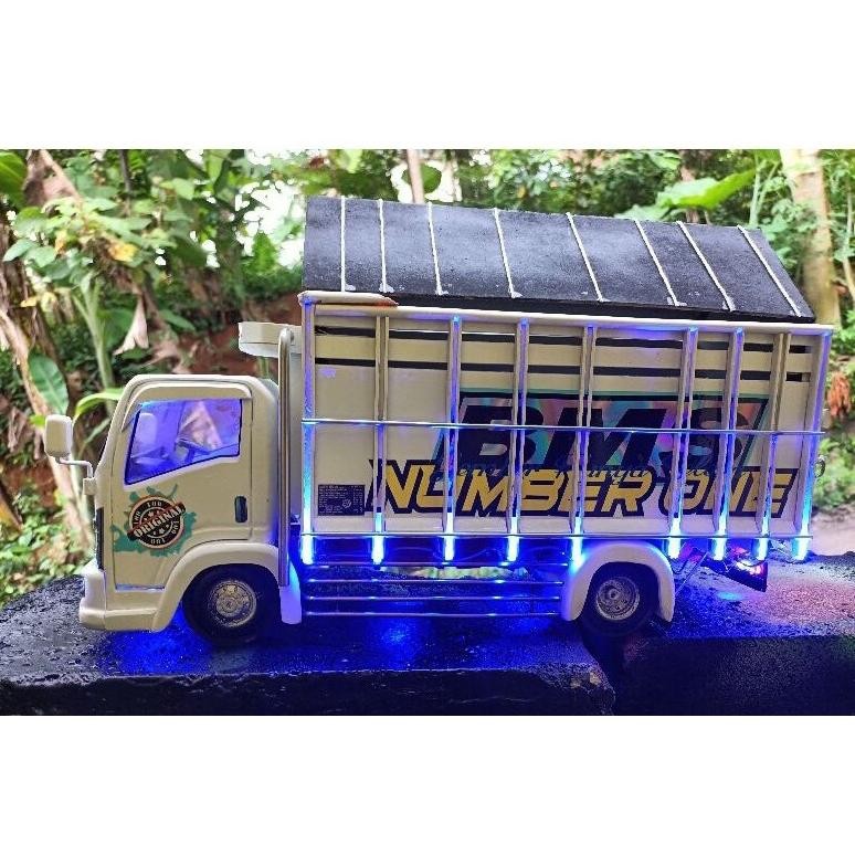MURAH FULL LAMPU LED MINIATUR TRUK OLENG NEW TAWAKAL 5 WARNA PUTIH