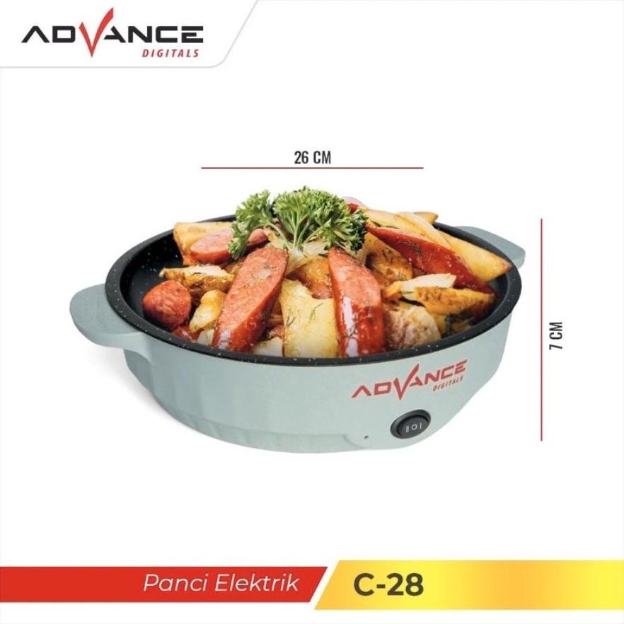 Panci Listrik Serbaguna Advance C28 C 28 Steamer Cooker Warmer