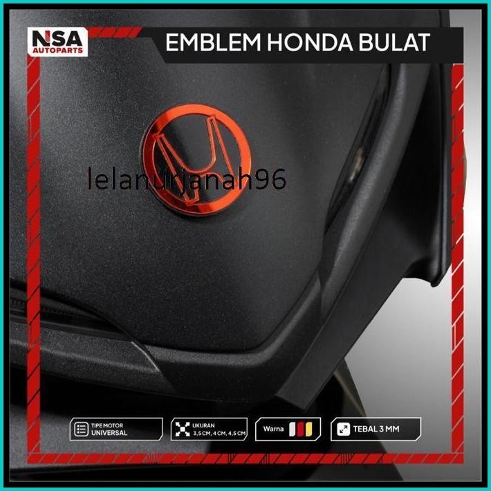 EMBLEM HONDA EMBLEM TIMBUL BUKAN STIKER LOGO HONDA TIMBUL BULAT 3D EMBLEM LOGO S BULAT  HONDA H BULA
