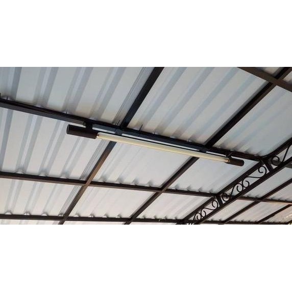 Grosir Lampu Kanopi Atap Rumah Outbow Hitam Panjang Linear Fluorescent Led