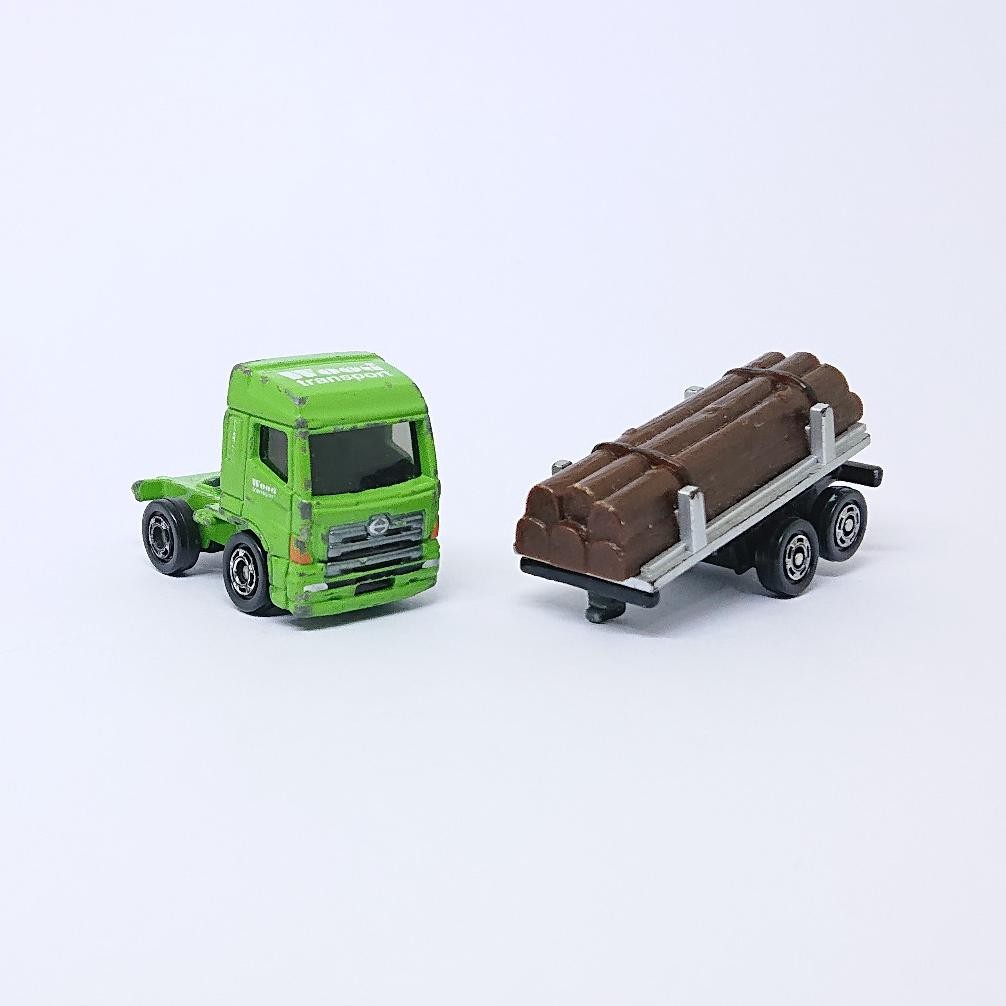 [ 75 CORNER ] Tomica Takara Tomy Hino Ranger Profia Head Truck Trailer Wood Tractor Truk Logging Kay