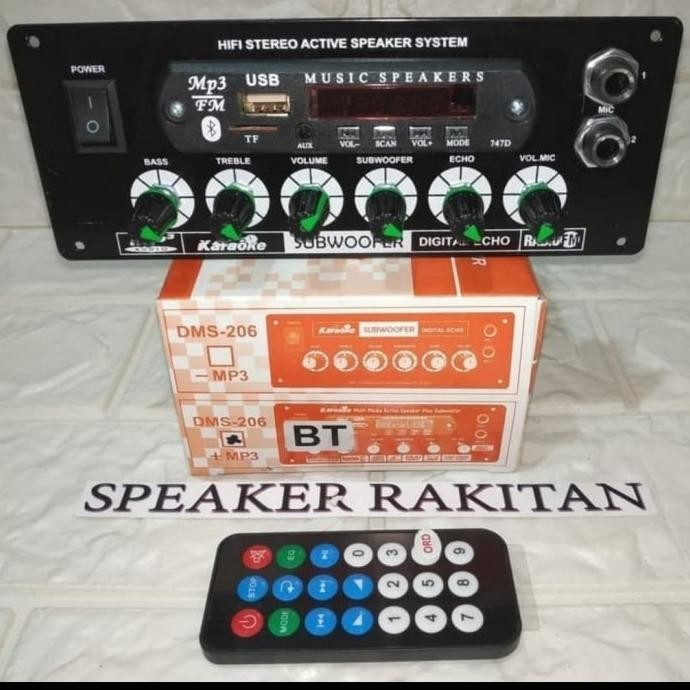 Grosir Kit Platinum Dms-206.X Plus Mp3 Bluetooth / Dms206X Mp3 / Dms 206 X