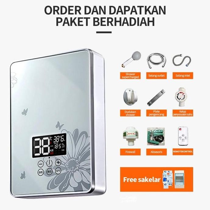 Grosir Water Heater / Pemanas Air Listrik Hemat Energi Untuk Kamar Mandi Anda / Pemanas Air Listrik 