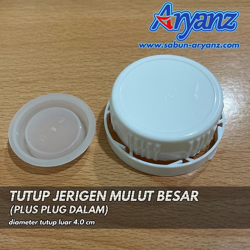 Tutup Jerigen lubang besar 5 Liter 1 set luar dalam