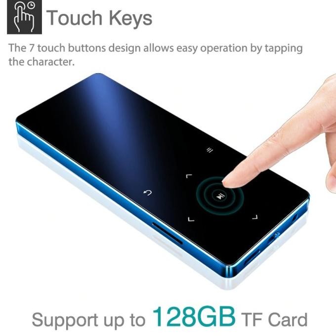 Promo Tengsen Mp3 Player Digital Audio Player Bluetooth Touchscreen 8Gb X3