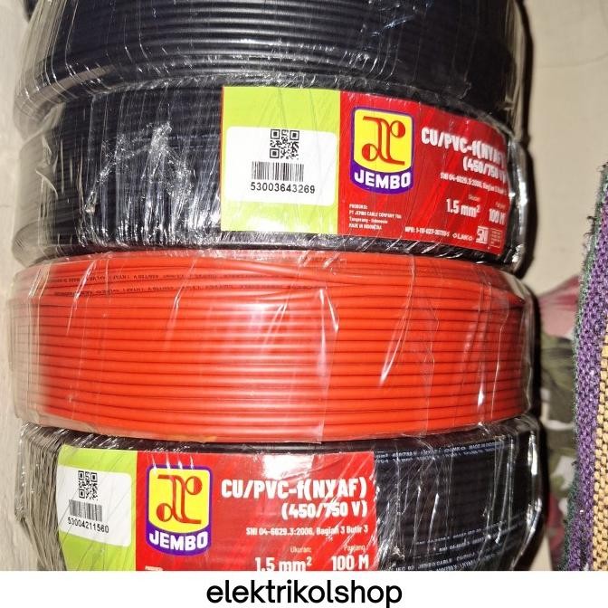 Kabel Jembo Nyaf 1.5 Mm - Asli