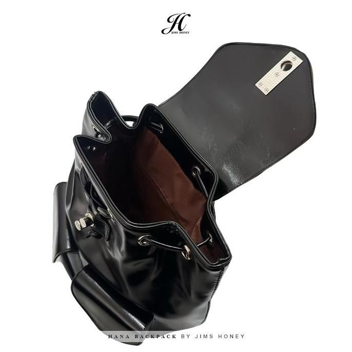 RedArtos Jims Honey - Hana Bag - Tas Ransel Korea Wanita Backpack Kulit Sekolah Serut Cewek Quality