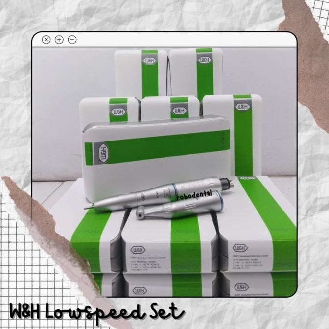 W&H lowspeed set handpiece