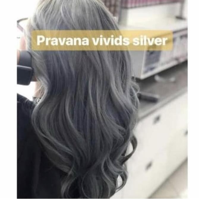 Pravana Vivids Silver/ pewarna rambut silver/abu/cat rambut silver