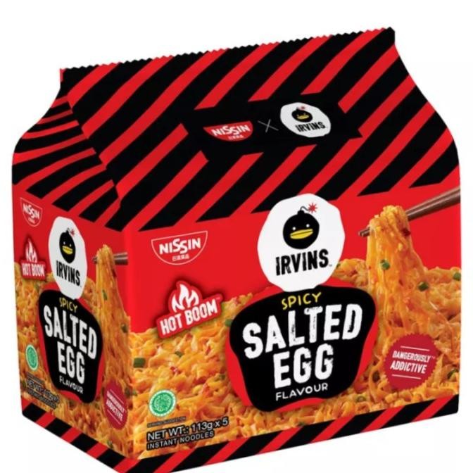 

Nissin Irvins Instant Noodle - Salted Egg Spicy Flavour