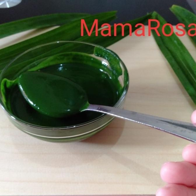 

Endapan daun pandan wangi 100% murni tanpa campuran daun suji..