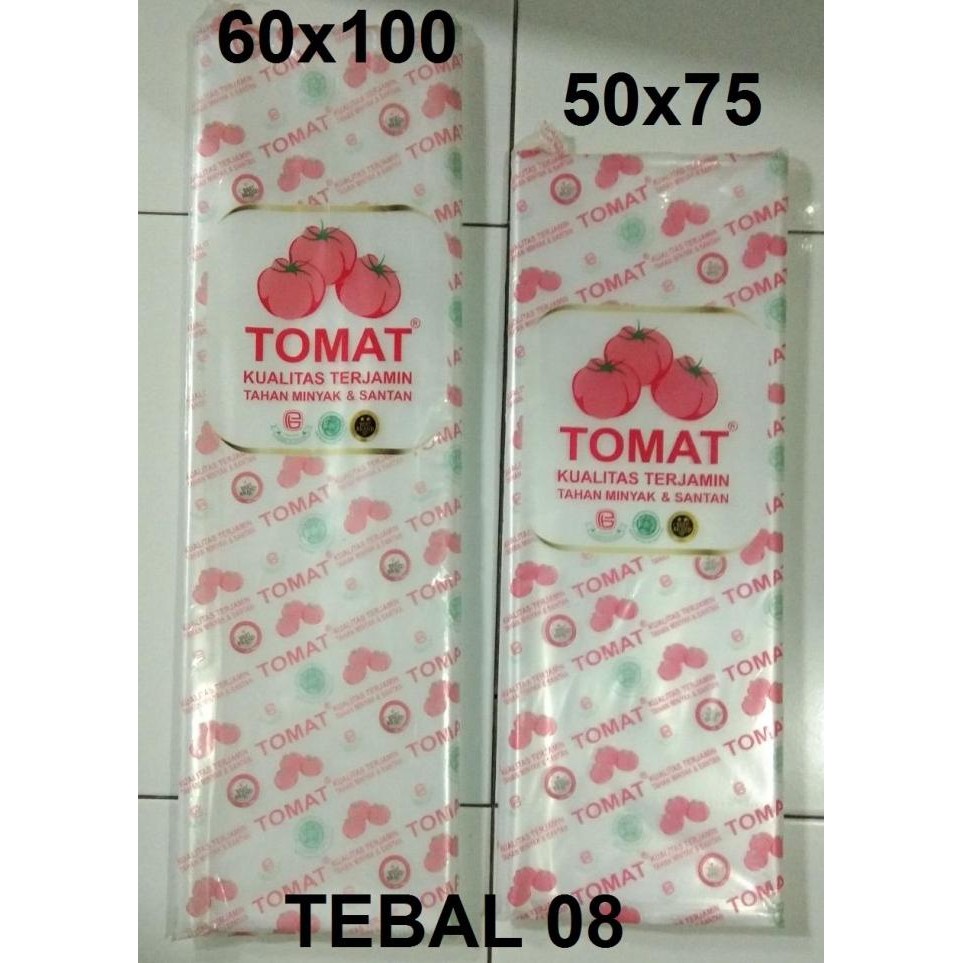 Plastik PE Tomat 60x100 08 micron / 60 x 100 pe tebal - plastik boneka
