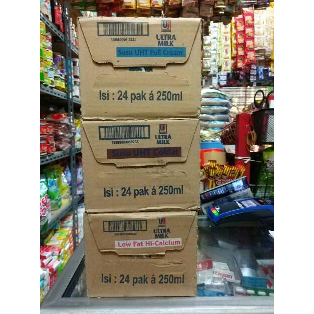 

Spesial/ Susu Ultra Milk Uht 250Ml (1Dus = 24Pc) Gojek Only {Terbaru/Terlaris/Tergcor/Kekinian}