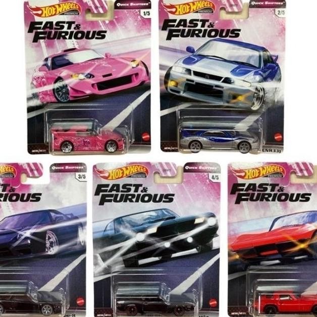 Hot Wheels Fast Furious FNF Quick Shifters Honda S2000 pink skyline