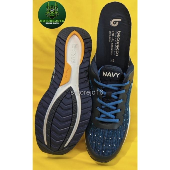 Sepatu Olahraga Alri Navy Sport Shoes Merk Bocorocco Jatah Terbaru Promo