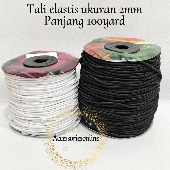 

ready !!! Tali Karet Elastis 2mm - 1Roll