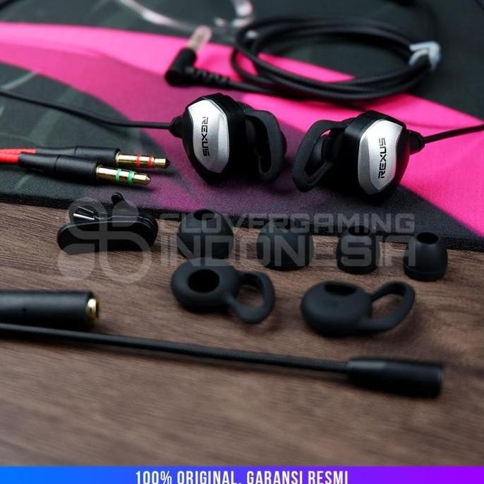 Rexus Vonix ME6 Gaming Earphone with Dual Microphone ME 6 ME-6 Headset