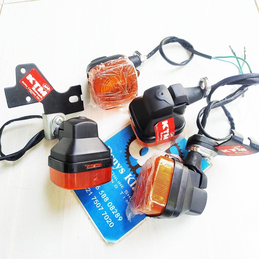 lampu sein sen KTM trail jialing JH honda XL trail tril jadul lawas vintage
