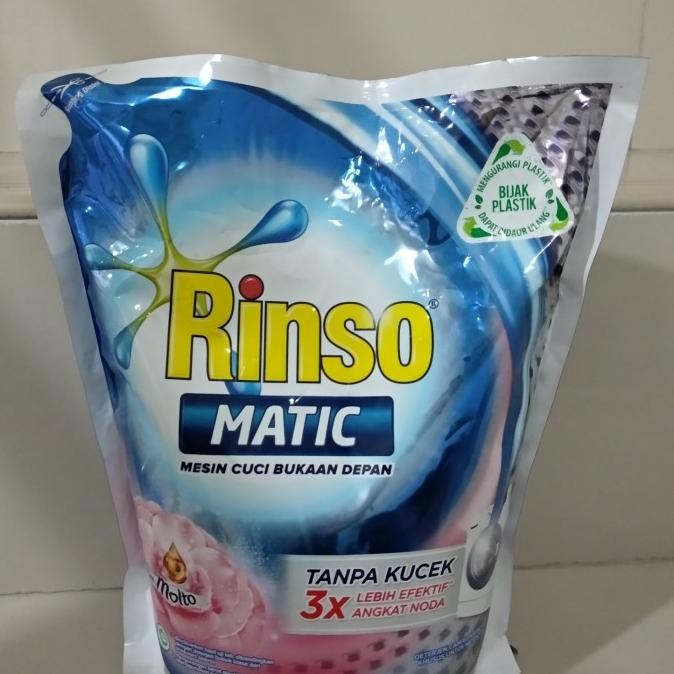 rinso matic/rinso matic bukaan depan/rinso cair front loading/rinso