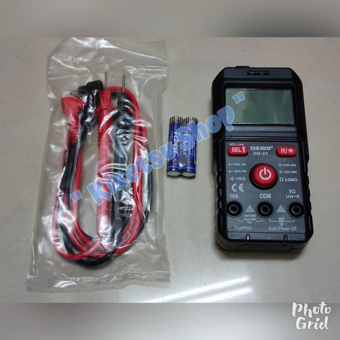 SMART DIGITAL MUTIMETER/ TESTER / AVOMETER DEKKO DM-23 murah