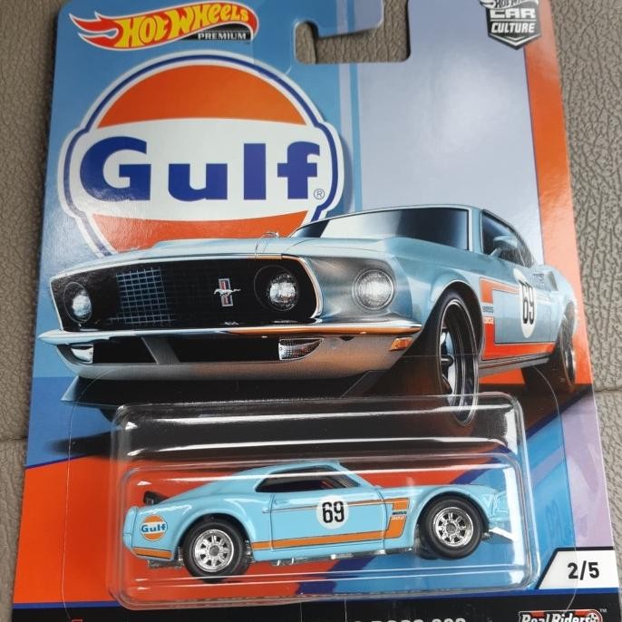 TERBARU - Hot Wheels Ford Mustang Boss 302 Gulf Series Car Culture HotWheels