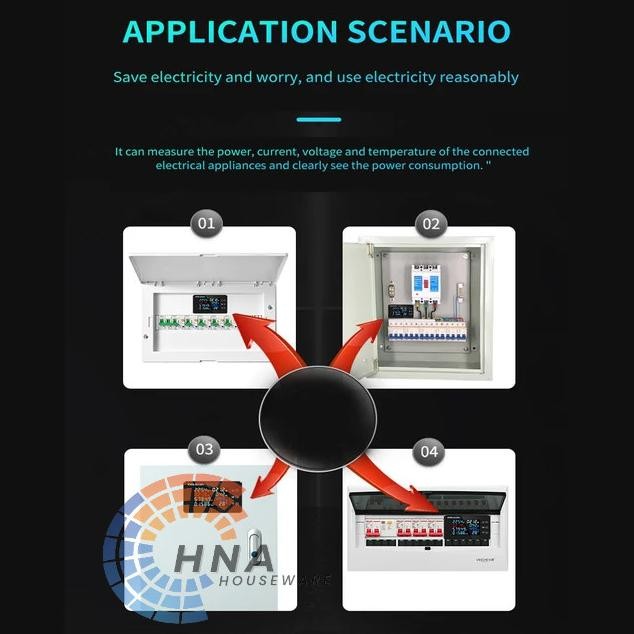 KWS 301 AC Watt Meter Digital 8in1 kwh KWS AC-301 100A Volt Ampere murah